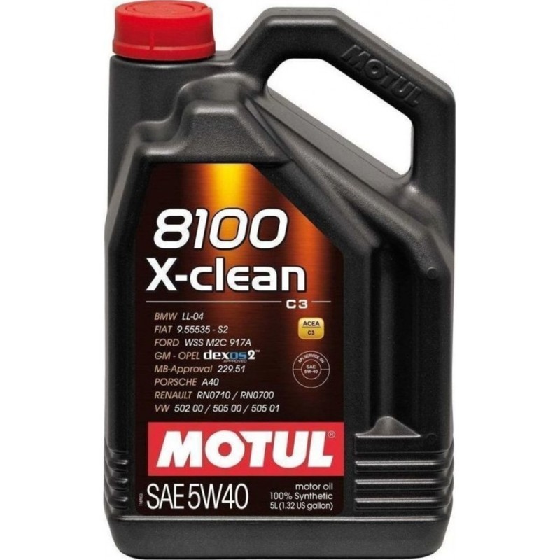 Λάδι MOTUL 8100 5W40 X-clean 4L