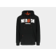 Φούτερ HERO HOODED SWEATER ΜΑΥΡΟ XLARGE - HEROCK