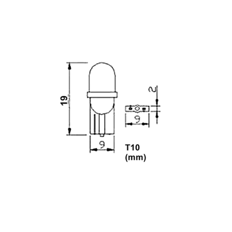 Λαμπά W5W 8xSMD 3528 12V Λευκή 2τεμ - M-Tech - LB078W/MT Λαμπά W5W 8xSMD 3528 12V Λευκή 2τεμ - M-Tech - LB078W/MT