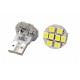 Λαμπά W5W 8xSMD 3528 12V Λευκή 2τεμ - M-Tech - LB078W/MT Λαμπά W5W 8xSMD 3528 12V Λευκή 2τεμ - M-Tech - LB078W/MT