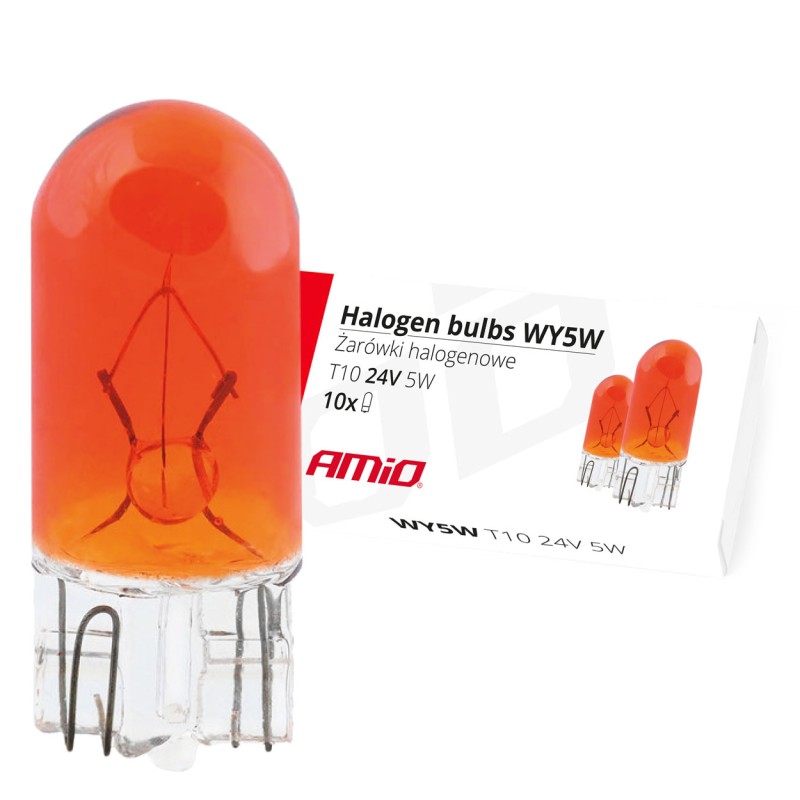 T10 WY5W 24V 5W W2,1x9,5d ΠΟΡΤΟΚΑΛΙ (ΚΑΡΦΩΤΟ ΑΚΑΛΥΚΟ) ΑΛΟΓΟΝΟΥ ΚΟΥΤΙ 10ΤΕΜ. - Amio - 01001/AM T10 WY5W 24V 5W W2,1x9,5d ΠΟΡΤΟΚΑΛΙ (ΚΑΡΦΩΤΟ ΑΚΑΛΥΚΟ) ΑΛΟΓΟΝΟΥ ΚΟΥΤΙ 10ΤΕΜ. - Amio - 01001/AM