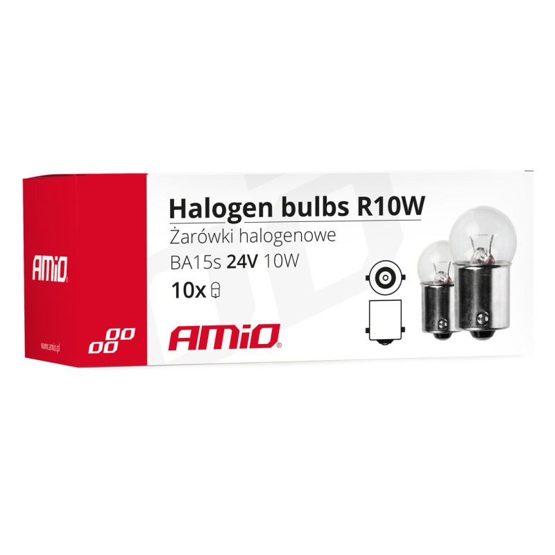 R10W 24V 10W BA15s (ΦΟΥΝΤΟΥΚΙ) ΑΛΟΓΟΝΟΥ AMIO - 10 ΤΕΜ. - Amio - 01004/AM R10W 24V 10W BA15s (ΦΟΥΝΤΟΥΚΙ) ΑΛΟΓΟΝΟΥ AMIO - 10 ΤΕΜ. - Amio - 01004/AM