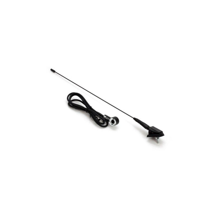 ΚΕΡΑΙΑ ΟΡΟΦΗΣ ΜΑΥΡΗ 41cm Φ5mm ΜΕ ΚΑΛΩΔΙΟ 1,4m - Amio - 01048/AM
