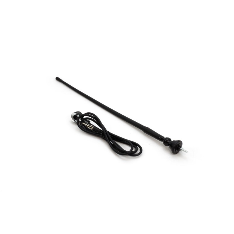 ΚΕΡΑΙΑ ΟΡΟΦΗΣ ΜΑΥΡΗ 34cm Φ5mm ΜΕ ΚΑΛΩΔΙΟ 1,4m - Amio - 01049/AM