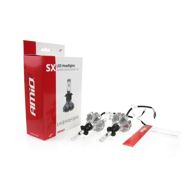 H1 SX SERIES 6/18V 40W 6.000K 3.200lm LED (ΜΕ ΨΥΚΤΡΑ - ΧΩΡΙΣ ΑΝΕΜΙΣΤΗΡΑΚΙ) 2ΤΕΜ. - Amio - 01061/AM H1 SX SERIES 6/18V 40W 6.000K 3.200lm LED (ΜΕ ΨΥΚΤΡΑ - ΧΩΡΙΣ ΑΝΕΜΙΣΤΗΡΑΚΙ) 2ΤΕΜ. - Amio - 01061/AM