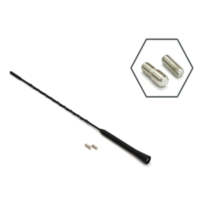 ΚΕΡΑΙΑ ΑΝΤΜ02 41cm ΜΕ 2 ΑΝΤΑΠΤΟΡΕΣ 5-6mm AMiO - 1 ΤΕΜ. - Amio - 01129/AM