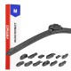 ΥΑΛΟΚΑΘΑΡΙΣΤΗΡΑΣ MULTICONNECT ΜΕ 12 ΑΝΤΑΠΤΟΡΕΣ 330mm /13'' AMiO - 1 ΤΕΜ. - Amio - 01188/AM ΥΑΛΟΚΑΘΑΡΙΣΤΗΡΑΣ MULTICONNECT ΜΕ 12 ΑΝΤΑΠΤΟΡΕΣ 330mm /13'' AMiO - 1 ΤΕΜ. - Amio - 01188/AM
