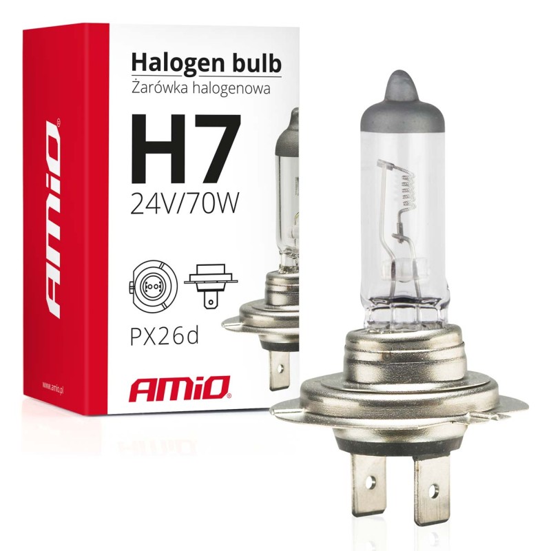 H7 24V 70W PX26d LUMITEC ΑΛΟΓΟΝΟΥ AMIO - 1 ΤΕΜ. - Amio - 01252/AM H7 24V 70W PX26d LUMITEC ΑΛΟΓΟΝΟΥ AMIO - 1 ΤΕΜ. - Amio - 01252/AM