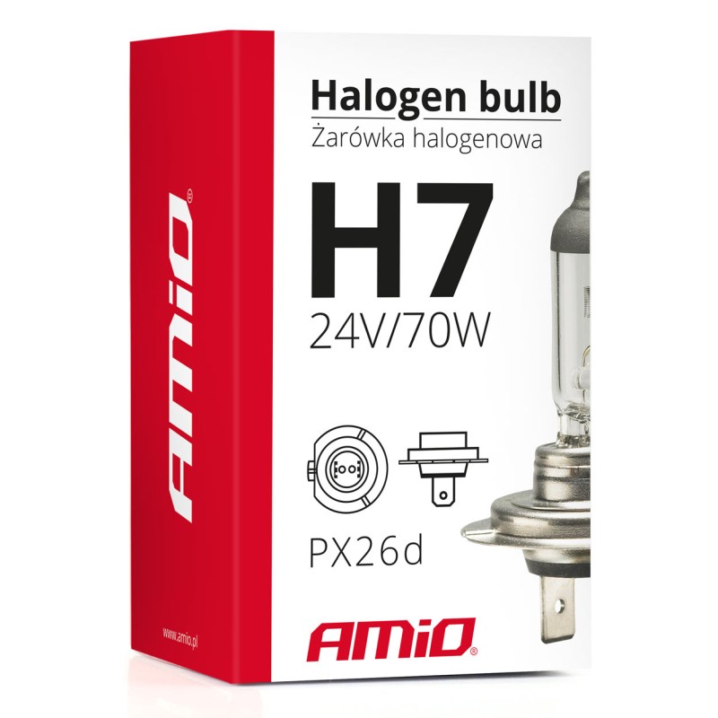 H7 24V 70W PX26d LUMITEC ΑΛΟΓΟΝΟΥ AMIO - 1 ΤΕΜ. - Amio - 01252/AM H7 24V 70W PX26d LUMITEC ΑΛΟΓΟΝΟΥ AMIO - 1 ΤΕΜ. - Amio - 01252/AM