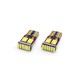 T10 W5W 12V 2,2W LED CAN-BUS 18xSMD4014 ΛΕΥΚΟ 5600K 12x23mm 2ΤΕΜ. - Amio - 01286/AM T10 W5W 12V 2,2W LED CAN-BUS 18xSMD4014 ΛΕΥΚΟ 5600K 12x23mm 2ΤΕΜ. - Amio - 01286/AM