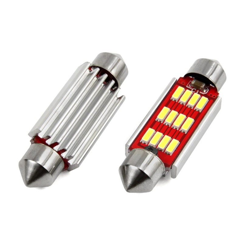 ΛΑΜΠΑΚΙΑ ΠΛΑΦΟΝΙΕΡΑΣ 41mm 12/24V 2,9W 5600K 12LED CANBUS FESTOON (ΛΕΥΚΟ) AMiO - 2 ΤΕΜ. - Amio - 01291/AM ΛΑΜΠΑΚΙΑ ΠΛΑΦΟΝΙΕΡΑΣ 41mm 12/24V 2,9W 5600K 12LED CANBUS FESTOON (ΛΕΥΚΟ) AMiO - 2 ΤΕΜ. - Amio - 01291/AM
