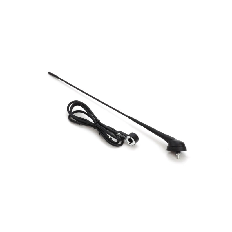 ΚΕΡΑΙΑ ΟΡΟΦΗΣ ΜΑΥΡΗ 40cm Φ5mm ΜΕ ΚΑΛΩΔΙΟ 2,3m  - Amio - 01297/AM