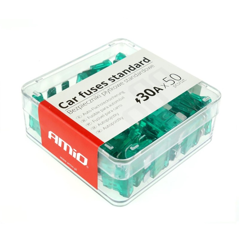 ΑΣΦΑΛΕΙΕΣ STANDARD 30A AMiO - 50 ΤΕΜ. ΚΟΥΤΙ - Amio - 01338/AM ΑΣΦΑΛΕΙΕΣ STANDARD 30A AMiO - 50 ΤΕΜ. ΚΟΥΤΙ - Amio - 01338/AM