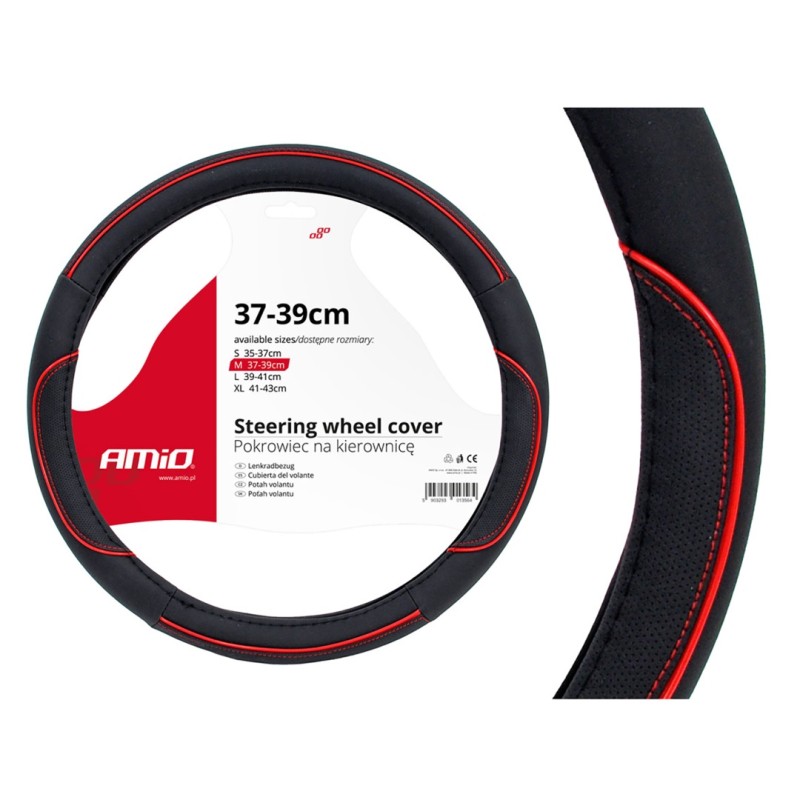 ΚΑΛΥΜΜΑ ΤΙΜΟΝΙΟΥ 37/39CM SWC-07 ΜΑΥΡΟ/ΚΟΚΚΙΝΕΣ ΡΑΦΕΣ AMiO – 1 ΤΕΜ. - Amio - 01362/AM ΚΑΛΥΜΜΑ ΤΙΜΟΝΙΟΥ 37/39CM SWC-07 ΜΑΥΡΟ/ΚΟΚΚΙΝΕΣ ΡΑΦΕΣ AMiO – 1 ΤΕΜ. - Amio - 01362/AM