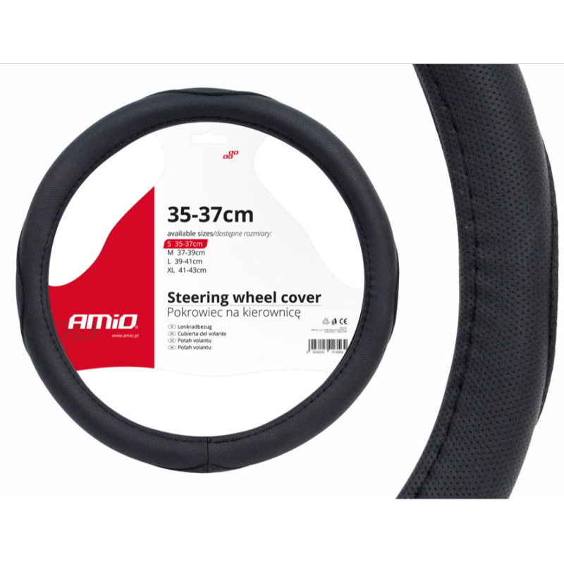 ΚΑΛΥΜΜΑ ΤΙΜΟΝΙΟΥ 35/37CM SWC-09-S ΜΑΥΡΟ ΑΜΙΟ AMiO - 1 ΤΕΜ. - Amio - 01364/AM