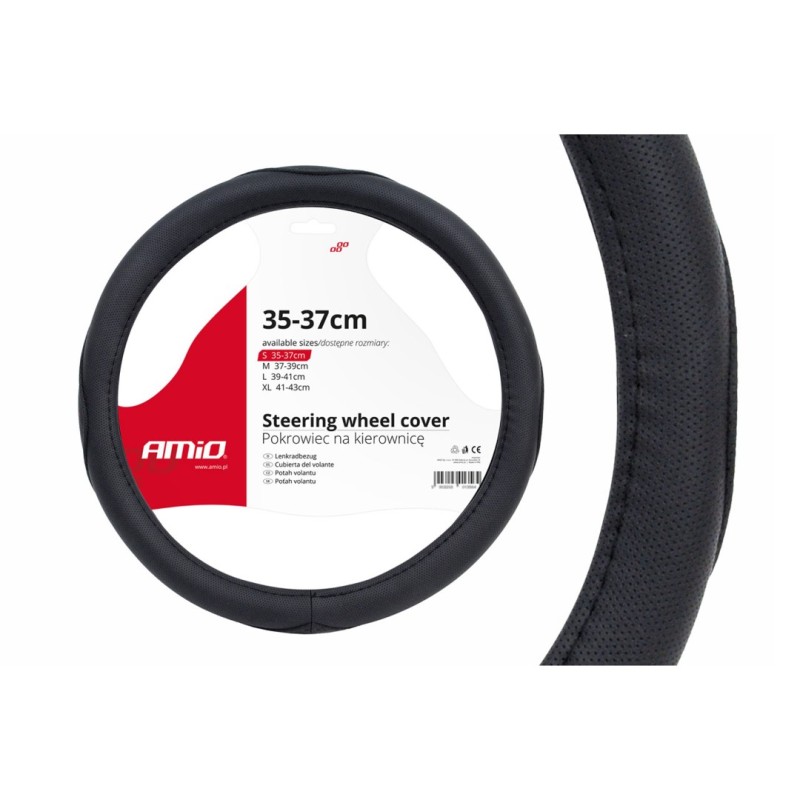 ΚΑΛΥΜΜΑ ΤΙΜΟΝΙΟΥ 35/37CM SWC-09-S ΜΑΥΡΟ ΑΜΙΟ AMiO - 1 ΤΕΜ. - Amio - 01364/AM