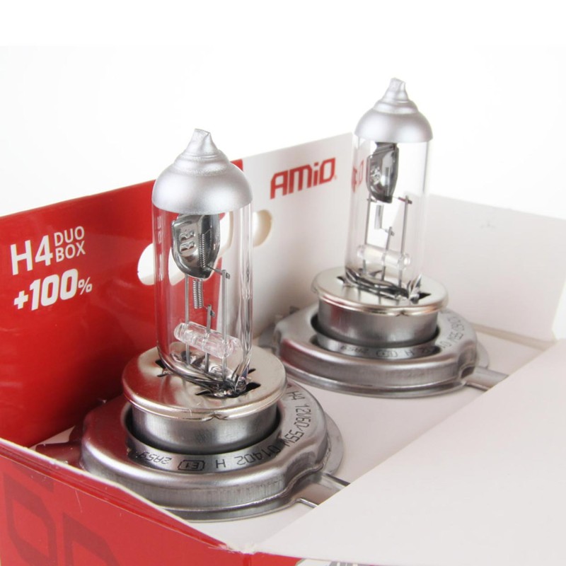 H4 12V 60/55W P43t LUMITEC SILVER ΑΛΟΓΟΝΟΥ +100% UP TO 25m AMIO - 2 ΤΕΜ. - Amio - 01402/AM H4 12V 60/55W P43t LUMITEC SILVER ΑΛΟΓΟΝΟΥ +100% UP TO 25m AMIO - 2 ΤΕΜ. - Amio - 01402/AM
