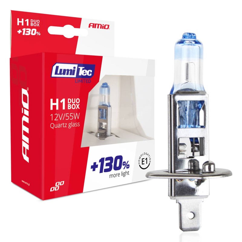 H1 12V 55W P14,5s LUMITEC LIMITED +130% UP TO 40m ΑΜΙΟ- 2 ΤΕΜ. - Amio - 01404/AM H1 12V 55W P14,5s LUMITEC LIMITED +130% UP TO 40m ΑΜΙΟ- 2 ΤΕΜ. - Amio - 01404/AM