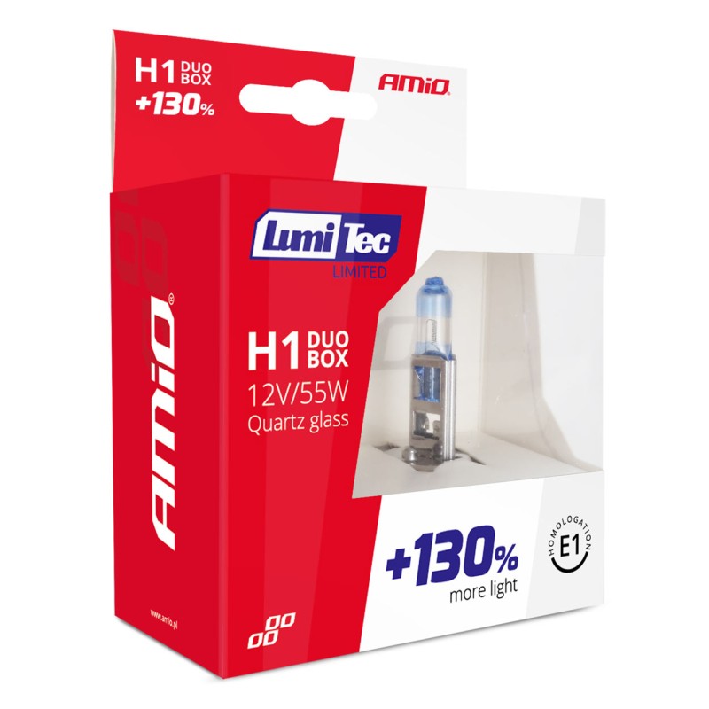 H1 12V 55W P14,5s LUMITEC LIMITED +130% UP TO 40m ΑΜΙΟ- 2 ΤΕΜ. - Amio - 01404/AM H1 12V 55W P14,5s LUMITEC LIMITED +130% UP TO 40m ΑΜΙΟ- 2 ΤΕΜ. - Amio - 01404/AM