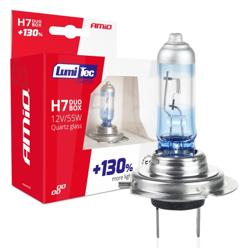 H7 12V 55W P14,5s LUMITEC LIMITED +130% UP TO 40m AMIO - 2 ΤΕΜ. - Amio - 01406/AM H7 12V 55W P14,5s LUMITEC LIMITED +130% UP TO 40m AMIO - 2 ΤΕΜ. - Amio - 01406/AM