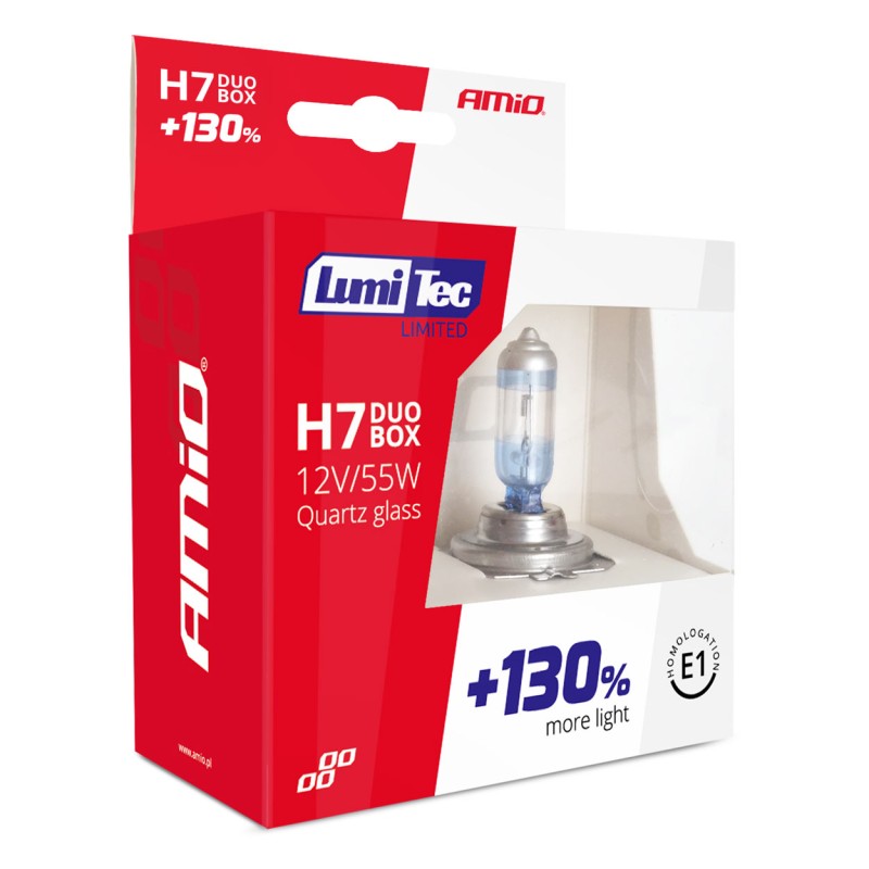 H7 12V 55W P14,5s LUMITEC LIMITED +130% UP TO 40m AMIO - 2 ΤΕΜ. - Amio - 01406/AM H7 12V 55W P14,5s LUMITEC LIMITED +130% UP TO 40m AMIO - 2 ΤΕΜ. - Amio - 01406/AM
