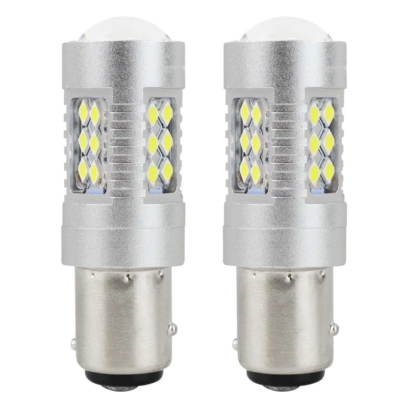 P21/5W BA15d 12/24V 24xSMD 3030 6.000K LED CAN-BUS 15SMD 2835 AMIO -2 ΤΕΜ. - Amio - 01438/AM P21/5W BA15d 12/24V 24xSMD 3030 6.000K LED CAN-BUS 15SMD 2835 AMIO -2 ΤΕΜ. - Amio - 01438/AM