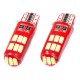 T10 W5W 12V W2,1x9,5d ΛΕΥΚΟ 5.600K 15SMDx4014 LED ΣΙΛΙΚΟΝΗΣ (ΚΑΡΦΩΤΟ - CAN-BUS) 2ΤΕΜ. - Amio - 01443/AM