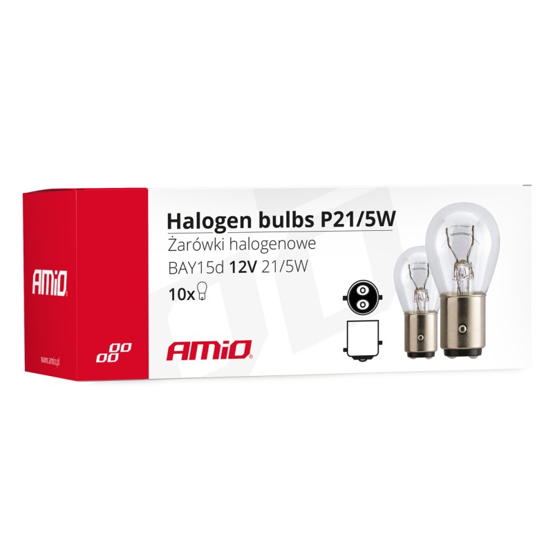 ΛΑΜΠΑΚΙΑ ΑΛΟΓΟΝΟΥ P21/5W 12V 21/5W BAY15d ΔΙΠΟΛΙΚΟ (STOP) ΑΜΙΟ - 10 ΤΕΜ. - Amio - 01488/AM ΛΑΜΠΑΚΙΑ ΑΛΟΓΟΝΟΥ P21/5W 12V 21/5W BAY15d ΔΙΠΟΛΙΚΟ (STOP) ΑΜΙΟ - 10 ΤΕΜ. - Amio - 01488/AM