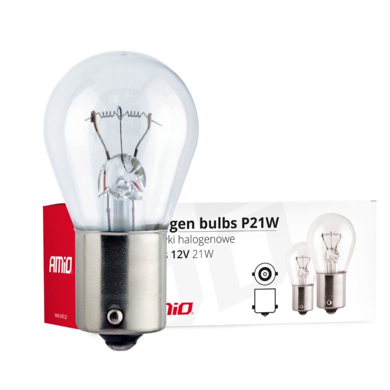 ΛΑΜΠΑΚΙΑ ΜΟΝΟΠΟΛΙΚΑ ΑΛΟΓΟΝΟΥ P21W 12V 21W BA15s ΣΕ ΚΟΥΤΙ ΑMiO - 10 TEM. - Amio - 01491/AM ΛΑΜΠΑΚΙΑ ΜΟΝΟΠΟΛΙΚΑ ΑΛΟΓΟΝΟΥ P21W 12V 21W BA15s ΣΕ ΚΟΥΤΙ ΑMiO - 10 TEM. - Amio - 01491/AM