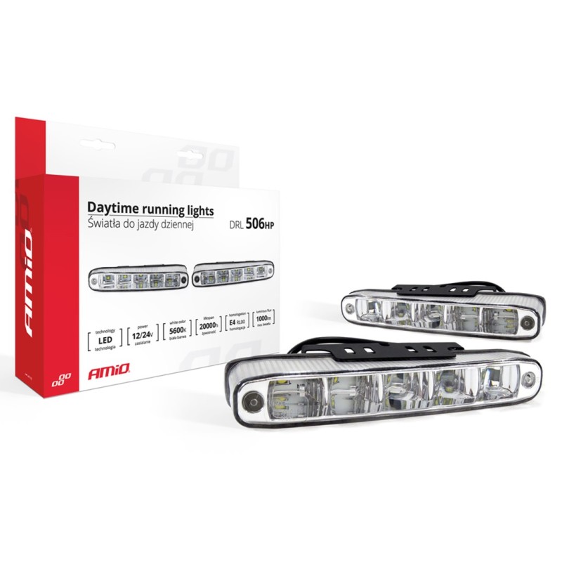 ΦΩΤΑ ΗΜΕΡΑΣ DRL 12/24V 11,52W 10LED 1000Lm 160x25x52mm 2ΤΕΜ - Amio - 01522/AM ΦΩΤΑ ΗΜΕΡΑΣ DRL 12/24V 11,52W 10LED 1000Lm 160x25x52mm 2ΤΕΜ - Amio - 01522/AM