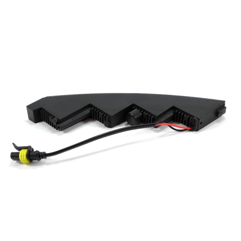 ΦΩΤΑ ΗΜΕΡΑΣ DRL 12/24V 12W 8LED(1,5W ANA LED) 1200Lm 170x22x60mm 2ΤΕΜ - Amio - 01526/AM