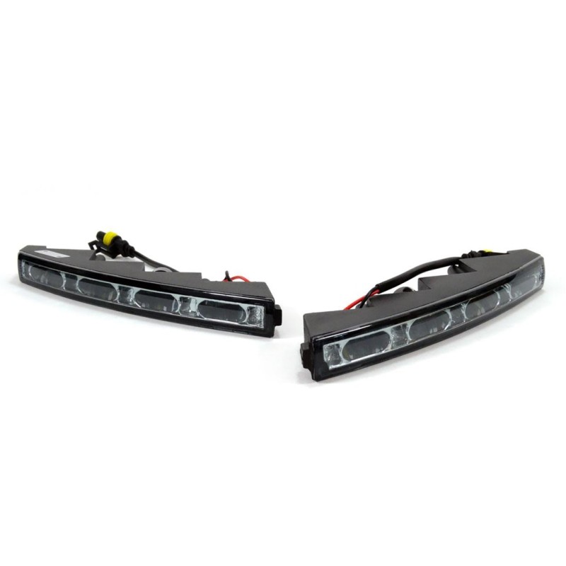 ΦΩΤΑ ΗΜΕΡΑΣ DRL 12/24V 12W 8LED(1,5W ANA LED) 1200Lm 170x22x60mm 2ΤΕΜ - Amio - 01526/AM