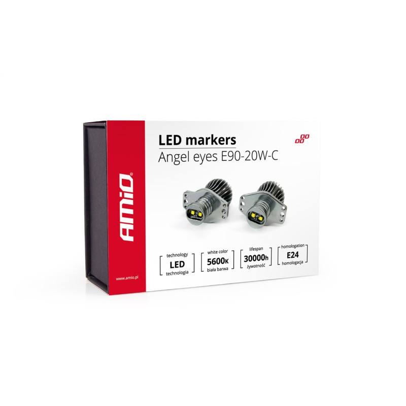 BMW ΣΕΙΡΑ 3 E90 ΛΑΜΠΑΚΙΑ ΓΙΑ ANGEL ΜΕ KIT XENON 340lm 20W ΑΜΙΟ - 2ΤΕΜ. - Amio - 01541/AM BMW ΣΕΙΡΑ 3 E90 ΛΑΜΠΑΚΙΑ ΓΙΑ ANGEL ΜΕ KIT XENON 340lm 20W ΑΜΙΟ - 2ΤΕΜ. - Amio - 01541/AM
