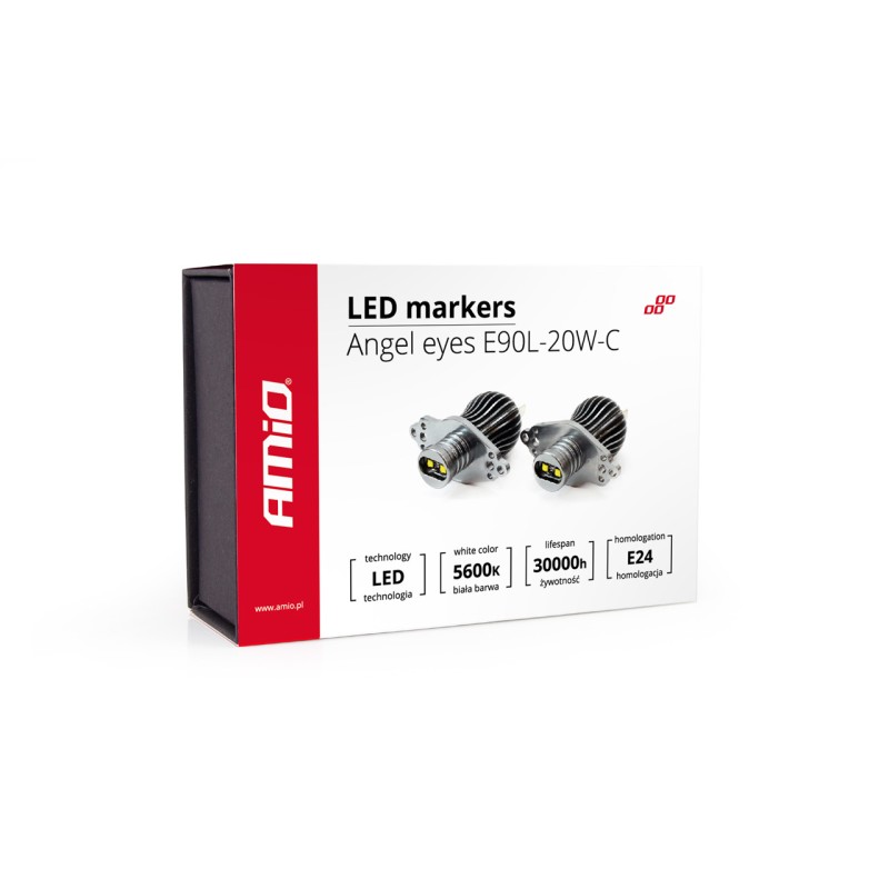 BMW ΣΕΙΡΑ 3 E90 ΛΑΜΠΑΚΙΑ ΓΙΑ ANGEL ΑΛΟΓΟΝΟΥ 340lm 20W 2ΤΕΜ. - Amio - 01542/AM BMW ΣΕΙΡΑ 3 E90 ΛΑΜΠΑΚΙΑ ΓΙΑ ANGEL ΑΛΟΓΟΝΟΥ 340lm 20W 2ΤΕΜ. - Amio - 01542/AM