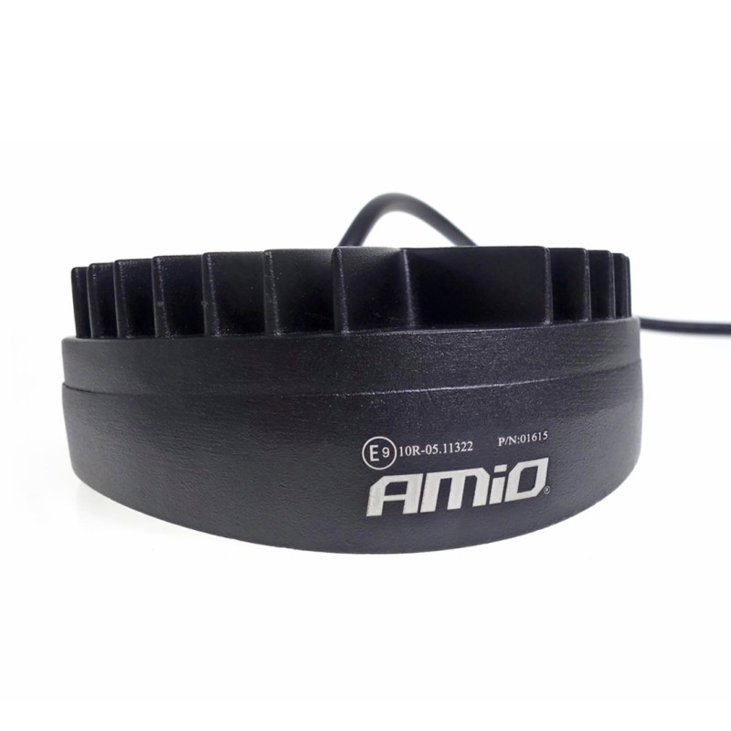 ΠΡΟΒΟΛΕΑΣ ΕΡΓΑΣΙΑΣ ΣΤΡΟΓΓΥΛΟΣ AWL04 FLAT 2200lm 9/60V - 27W - 6000K - 9 LED - 115x35mm AMiO - 1 ΤΕΜ. - Amio - 01615/AM