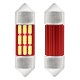 ΛΑΜΠΑΚΙΑ ΠΛΑΦΟΝΙΕΡΑΣ 31mm 12V 5.600K 12xSMD 4014 LED CAN-BUS  AMIO - 2 ΤΕΜ. - Amio - 01631/AM