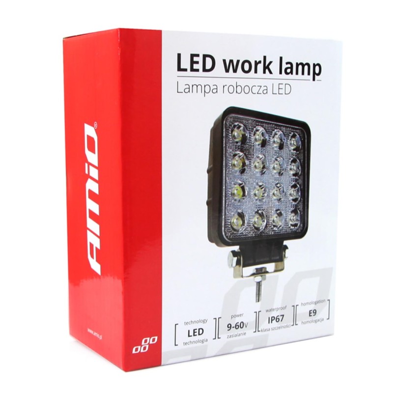 ΠΡΟΒΟΛΕΑΣ ΕΡΓΑΣΙΑΣ ΤΕΤΡΑΓΩΝΟΣ AWL05 FLAT 4000lm 9/60V - 48W -16 LED -108X108X57mm AMiO - 1 ΤΕΜ. - Amio - 01700/AM ΠΡΟΒΟΛΕΑΣ ΕΡΓΑΣΙΑΣ ΤΕΤΡΑΓΩΝΟΣ AWL05 FLAT 4000lm 9/60V - 48W -16 LED -108X108X57mm AMiO - 1 ΤΕΜ. - Amio - 01700/AM
