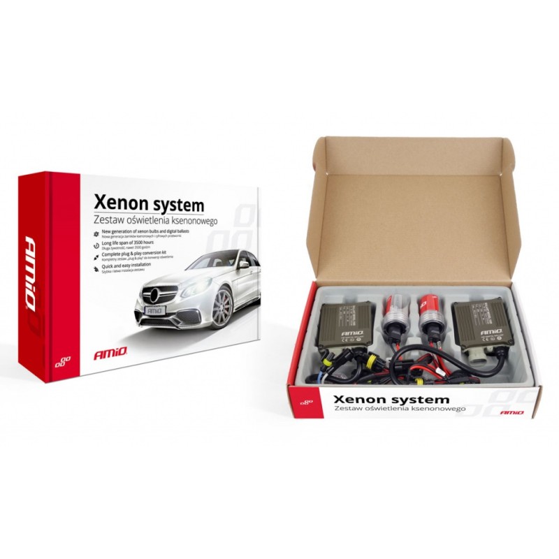 H4-3 6000K 12/24V BIXENON KIT XENON CANBUS BALLAST 35W AMiO - 1 ΤΕΜ. - Amio - 01792/AM H4-3 6000K 12/24V BIXENON KIT XENON CANBUS BALLAST 35W AMiO - 1 ΤΕΜ. - Amio - 01792/AM