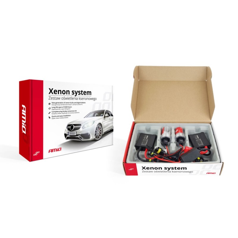 H4 6000K 12V KIT XENON SLIM BALLAST 35W AMiO - 1 ΤΕΜ. - Amio - 01941/AM H4 6000K 12V KIT XENON SLIM BALLAST 35W AMiO - 1 ΤΕΜ. - Amio - 01941/AM