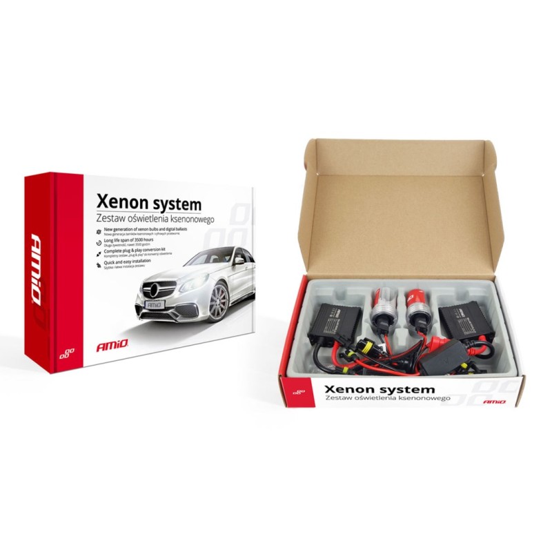 H4-3 6000K 12V BIXENON KIT XENON SLIM BALLAST 35W AMiO - 1 ΤΕΜ. - Amio - 01943/AM H4-3 6000K 12V BIXENON KIT XENON SLIM BALLAST 35W AMiO - 1 ΤΕΜ. - Amio - 01943/AM
