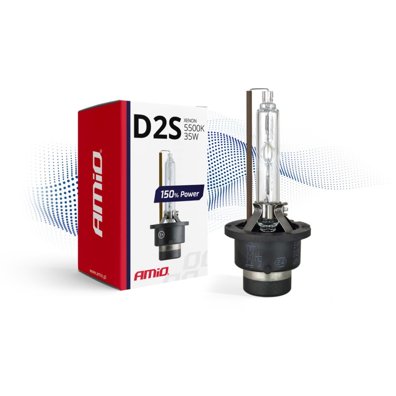 D2S 12V 5.500k 35W ΑΝΤΑΛΛΑΚΤΙΚΗ ΛΑΜΠΑ 150% POWER ΑΜΙΟ - 1 ΤΕΜ. - Amio - 01973/AM