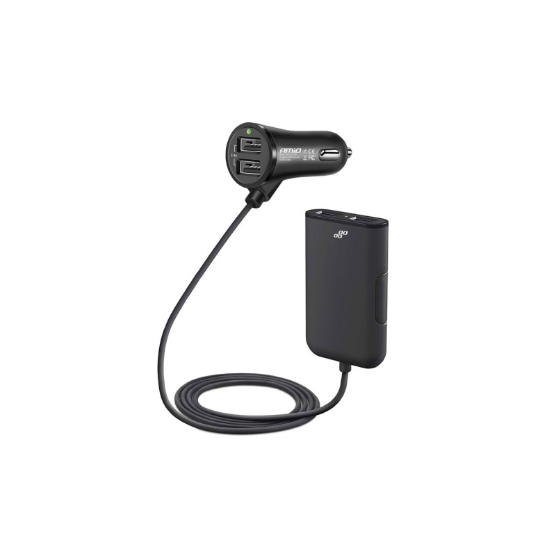 ΦΟΡΤΙΣΤΗΣ ΑΝΑΠΤΗΡΑ ME 4 ΘΥΡΕΣ USB 12V 4,8A ΜΕ ΚΑΛΩΔΙΟ ΠΡΟΕΚΤΑΣΗΣ ΣΤΑ 2 USB - Amio - 01986/AM ΦΟΡΤΙΣΤΗΣ ΑΝΑΠΤΗΡΑ ME 4 ΘΥΡΕΣ USB 12V 4,8A ΜΕ ΚΑΛΩΔΙΟ ΠΡΟΕΚΤΑΣΗΣ ΣΤΑ 2 USB - Amio - 01986/AM