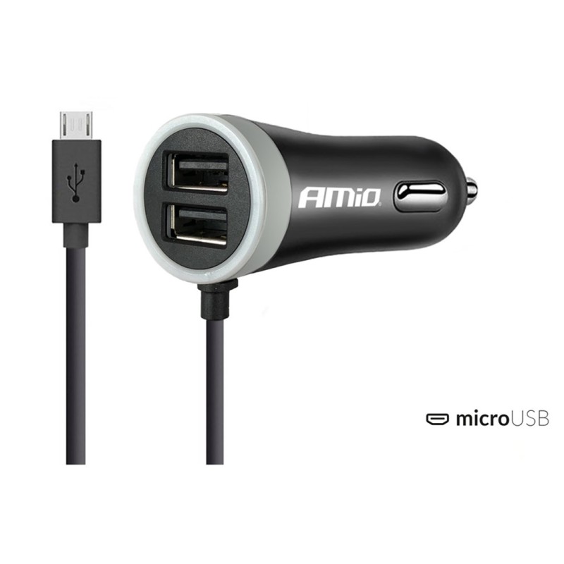 ΦΟΡΤΙΣΤΗΣ ΑΝΑΠΤΗΡΑ 12V 2,4A ΜΕ 2 ΘΥΡΕΣ USB ΚΑΙ 1 MICRO USB ΜΕ ΚΑΛΩΔΙΟ AMiO – 1 ΤΕΜ. - Amio - 02056/AM ΦΟΡΤΙΣΤΗΣ ΑΝΑΠΤΗΡΑ 12V 2,4A ΜΕ 2 ΘΥΡΕΣ USB ΚΑΙ 1 MICRO USB ΜΕ ΚΑΛΩΔΙΟ AMiO – 1 ΤΕΜ. - Amio - 02056/AM