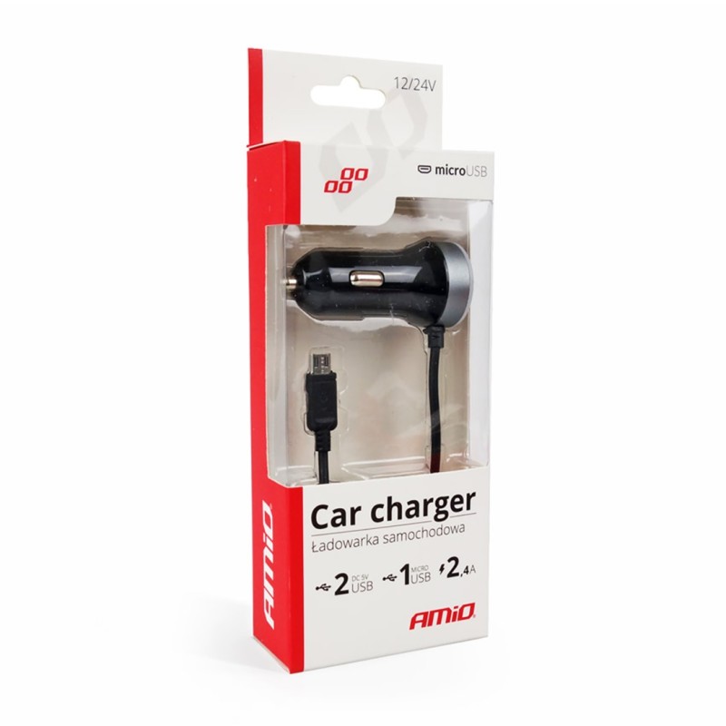 ΦΟΡΤΙΣΤΗΣ ΑΝΑΠΤΗΡΑ 12V 2,4A ΜΕ 2 ΘΥΡΕΣ USB ΚΑΙ 1 MICRO USB ΜΕ ΚΑΛΩΔΙΟ AMiO – 1 ΤΕΜ. - Amio - 02056/AM ΦΟΡΤΙΣΤΗΣ ΑΝΑΠΤΗΡΑ 12V 2,4A ΜΕ 2 ΘΥΡΕΣ USB ΚΑΙ 1 MICRO USB ΜΕ ΚΑΛΩΔΙΟ AMiO – 1 ΤΕΜ. - Amio - 02056/AM