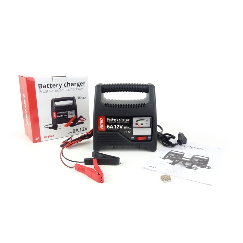 ΦΟΡΤΙΣΤΗΣ ΜΠΑΤΑΡΙΑΣ 12V 6A - Amio - 02085/AM ΦΟΡΤΙΣΤΗΣ ΜΠΑΤΑΡΙΑΣ 12V 6A - Amio - 02085/AM