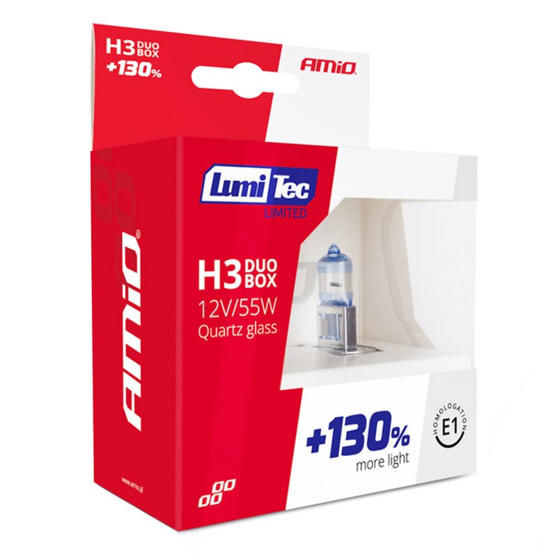 H3 12V 55W PK22s LUMITEC LIMITED +130% UP TO 40m AMIO - 2 ΤΕΜ. - Amio - 02102/AM H3 12V 55W PK22s LUMITEC LIMITED +130% UP TO 40m AMIO - 2 ΤΕΜ. - Amio - 02102/AM
