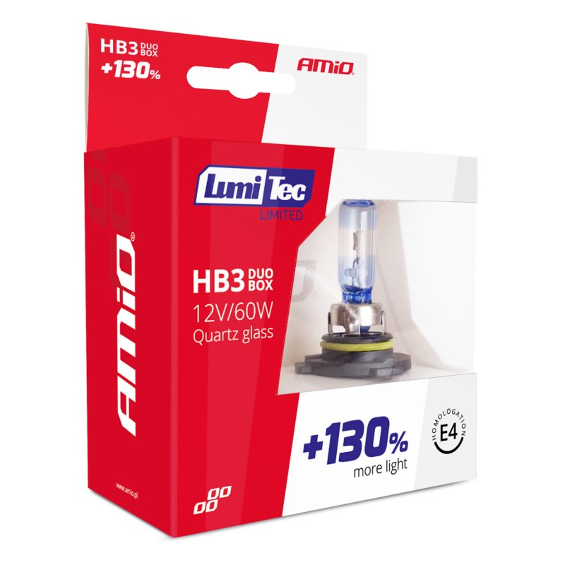 HB3 9005 12V 60W LUMITEC LIMITED +130% UP TO 40m AMIO - 2 ΤΕΜ. - Amio - 02103/AM HB3 9005 12V 60W LUMITEC LIMITED +130% UP TO 40m AMIO - 2 ΤΕΜ. - Amio - 02103/AM