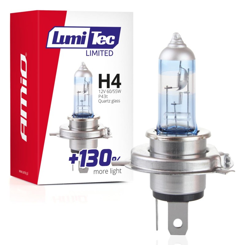 H4 12V 60/55W P43t LUMITEC LIMITED +130% UP TO 40m AMIO - 1 ΤΕΜ. - Amio - 02132/AM H4 12V 60/55W P43t LUMITEC LIMITED +130% UP TO 40m AMIO - 1 ΤΕΜ. - Amio - 02132/AM