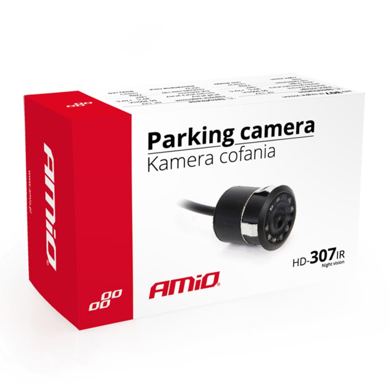 ΚΑΜΕΡΑ ΟΠΙΣΘΟΠΟΡΕΙΑΣ HD-307 IR NIGHT VISION ΜΕ LED 18mm 12V - Amio - 02164/AM ΚΑΜΕΡΑ ΟΠΙΣΘΟΠΟΡΕΙΑΣ HD-307 IR NIGHT VISION ΜΕ LED 18mm 12V - Amio - 02164/AM