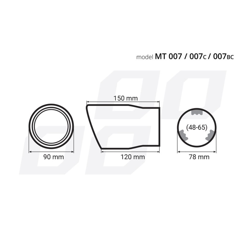 ΑΚΡΟ ΕΞΑΤΜΙΣΗΣ MT-007BC 48-65mm - ΣΤΡΟΓΓΥΛΟ AMIO – 1 ΤΕΜ. - Amio - 02193/AM ΑΚΡΟ ΕΞΑΤΜΙΣΗΣ MT-007BC 48-65mm - ΣΤΡΟΓΓΥΛΟ AMIO – 1 ΤΕΜ. - Amio - 02193/AM